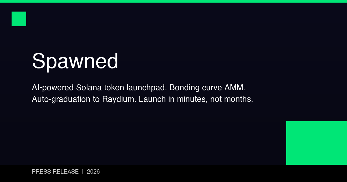 Spawned Launches Solana Tokens in Minutes, No Dev Team Required